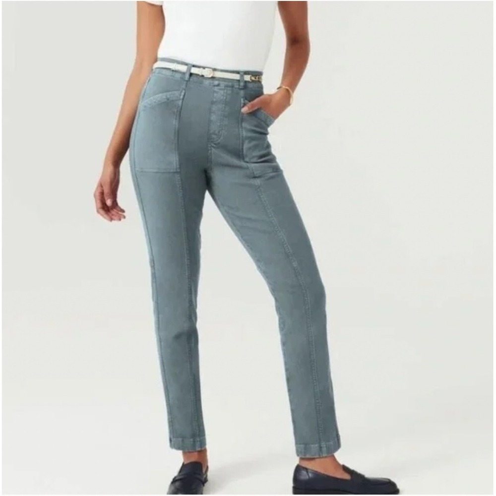 SPANX Women's Stretch Twill Straight‎ Leg Pant Size M